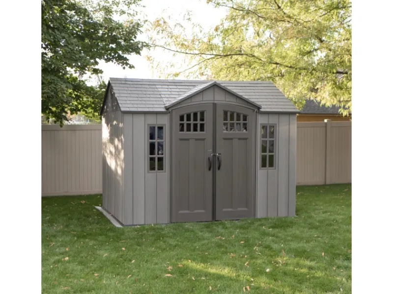 Lifetime Laubbläser|Kunststoff-Gerätehaus Saturn 6,6 m²