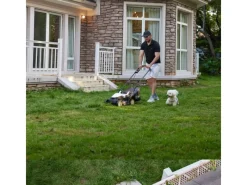 Litheli Rasenmäher|U20 Akku-Rasenmäher 20 V EGT010157 inkl. Akku 4.0 Ah