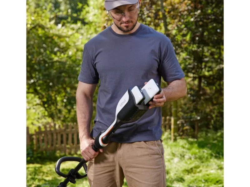 Litheli Rasentrimmer|Freischneider|U20 Akku-Rasentrimmer 2 x 20V EGT020065 inkl. 2 x Akku 2.0 Ah