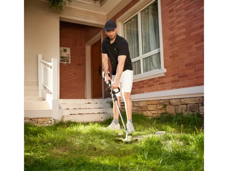 Litheli Rasentrimmer|Freischneider|U20 Akku-Rasentrimmer 2 x 20V EGT020065 inkl. 2 x Akku 2.0 Ah
