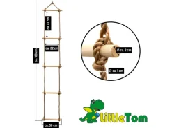 Kinder Strickleiter 180 cm lang - 188 x 30 cm*LittleTom Best