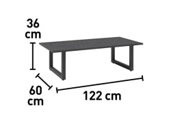 Lounge-Gartenmöbel|Gartenmöbel-Sets|Lounge-Gruppe Springtown 4-teilig Aluminium Schwarz-Dunkelgrau