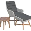 Garden Pleasure Lounge-Gartenmöbel|Lounger-Set Calvia Grau FSC®