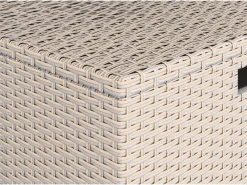 Lounge-Set Bostonia 4-tlg. Polyrattan Hellbraun*