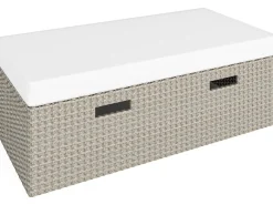 Lounge-Set Bostonia 4-tlg. Polyrattan Hellbraun*