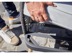 Balkonmöbel|Lounge-Gartenmöbel|Lounge-Set Edna 4-teilig Seilbespannung Anthrazit