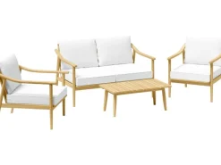 Lounge-Gartenmöbel|Gartenmöbel-Sets|Lounge-Set Lakewood 4-teilig Akazie FSC®