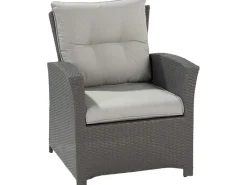 Lounge-Gartenmöbel|Lounge-Set mit Esstisch Vermont 6-teilig Polyrattan