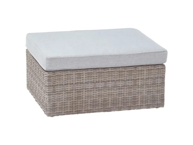 Lounge-Gartenmöbel|Gartenmöbel-Sets|Lounge-Set Olea 5-teilig aus Polyrattan Sand