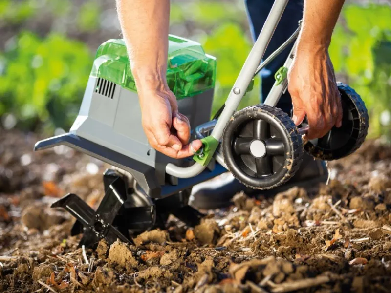 Bodenbearbeitung|Motorhacken|Lux Akku-Bodenhacke A-BH-2x20/28 mit DC-Bürstenmotor