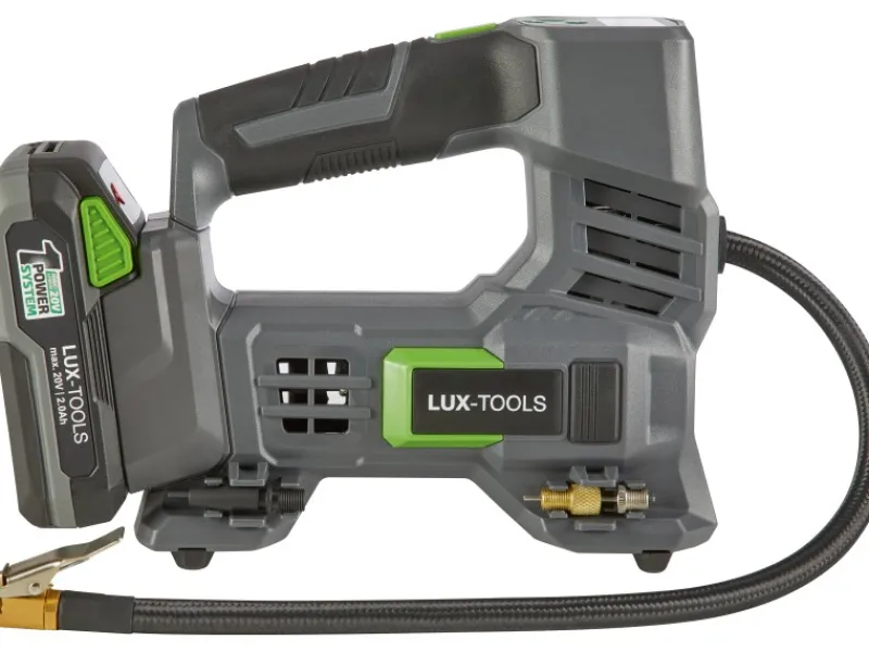 LUX-TOOLS Sportgeräte|Campingzubehör|LUX Akku-Kompressor 1PowerSystem A-LP-20 Solo