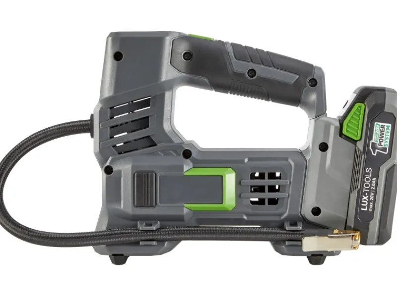LUX-TOOLS Sportgeräte|Campingzubehör|LUX Akku-Kompressor 1PowerSystem A-LP-20 Solo