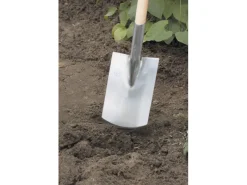 LUX-TOOLS Spaten|Schaufeln|LUX Damenspaten mit Trittkante eingestielt 85 cm