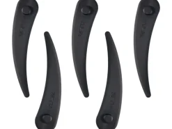 LUX-TOOLS Rasentrimmer|LUX Ersatzmesser T 082 für Bosch Akkutrimmer 5 Stück