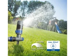 LUX-TOOLS Schlauch Kupplungen|Bewässerungssysteme|LUX Kreisregner mit Spike 10 m