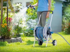 LUX-TOOLS Gartenschlauchwagen|LUX Metall-Schlauchwagen-Set 25 m