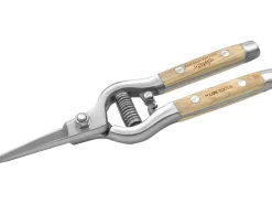 LUX-TOOLS Gartenhandgeräte|Bodenbearbeitung|LUX Pflanzschere mit Holzgriff Cottage Edition 20 cm
