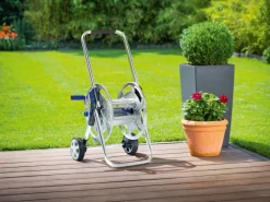 LUX-TOOLS Gartenschlauchwagen|LUX Schlauchwagen Comfort Metall ohne Schlauch
