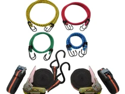 LUX-TOOLS Campingzubehör|Rechen|LUX Spanngurt-Set 12-teilig