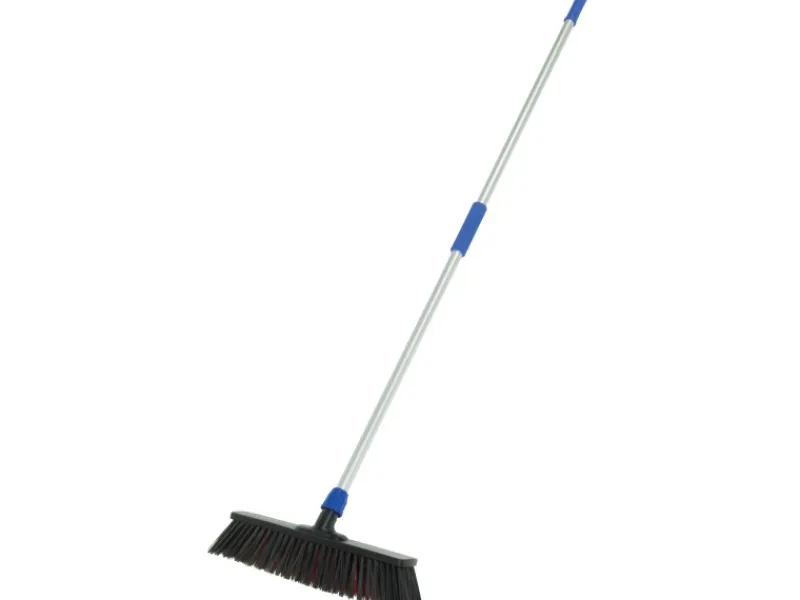 LUX-TOOLS Besen|LUX Straßenbesen Professional 2in1 Elaston mit Stiel