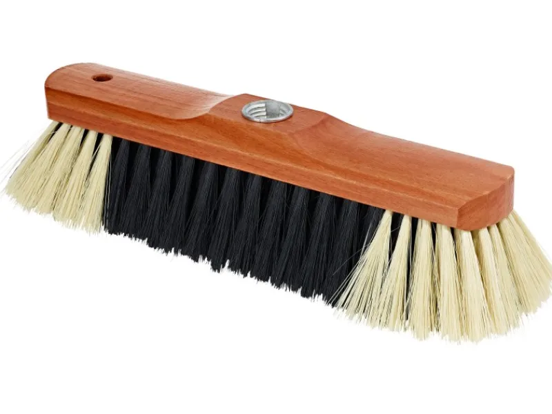 LUX Zimmerbesen Holz lackiert Haarmischung Metallgewinde*LUX-TOOLS New