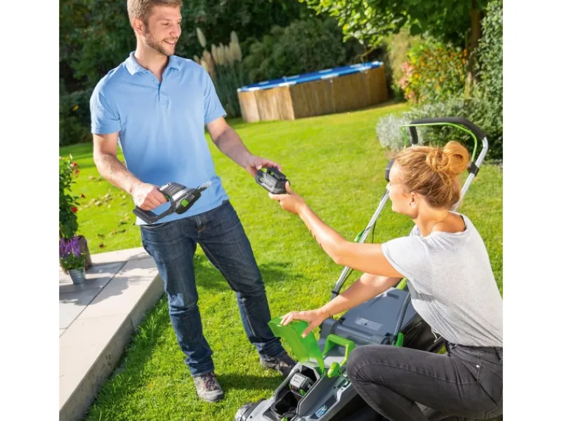 LUX-TOOLS Laubbläser|20 V Li-Ion Akku 1 PowerSystem 4 Ah