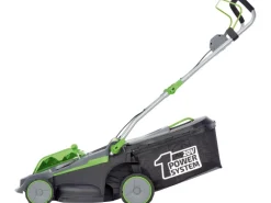 LUX-TOOLS Rasenmäher|Akku-Rasenmäher A-RM-2x20/37 Set A inkl. 2x 20 V Akku 37 cm