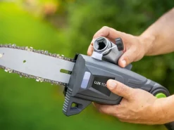 LUX-TOOLS Heckenscheren|Akku-Teleskop-Heckenschere & -Astsäge A-HS-20/41T-2in1 A
