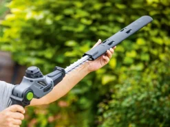 LUX-TOOLS Heckenscheren|Akku-Teleskop-Heckenschere & -Astsäge A-HS-20/41T-2in1 A