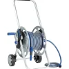 LUX-TOOLS Gartenschlauchwagen|Comfort Metallschlauchwagen-Set
