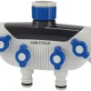 LUX-TOOLS Schlauch Kupplungen|Comfort 4-Wege-Verteiler für Gartenschläuche G 1