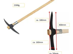 Kreuzhacke Comfort Eingestielt 900 mm*LUX-TOOLS Outlet