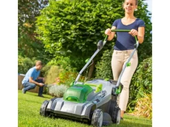 LUX-TOOLS Rasenmäher|40V Akku-Rasenmäher 1 PowerSystem A-RM-2x 20/43 Set 2x 20V Akkus