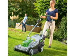 LUX-TOOLS Rasenmäher|40V Akku-Rasenmäher 1 PowerSystem A-RM-2x 20/43 Set 2x 20V Akkus