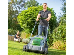 LUX-TOOLS Rasenmäher|40V Akku-Rasenmäher 1 PowerSystem A-RM-2x 20/43 Set 2x 20V Akkus