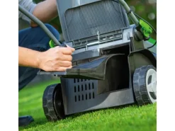 LUX-TOOLS Rasenmäher|40V Akku-Rasenmäher 1 PowerSystem A-RM-2x 20/43 Set 2x 20V Akkus