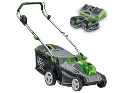 LUX-TOOLS Rasenmäher|40V Akku-Rasenmäher 1 PowerSystem A-RM-2x 20/37 Set 2x 20V Akkus
