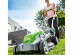 LUX-TOOLS Rasenmäher|40V Akku-Rasenmäher 1 PowerSystem A-RM-2x 20/37 Set 2x 20V Akkus