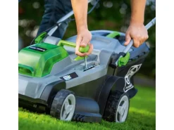 LUX-TOOLS Rasenmäher|40V Akku-Rasenmäher 1 PowerSystem A-RM-2x 20/37 Set 2x 20V Akkus