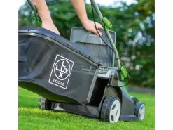 LUX-TOOLS Rasenmäher|40V Akku-Rasenmäher 1 PowerSystem A-RM-2x 20/37 Set 2x 20V Akkus