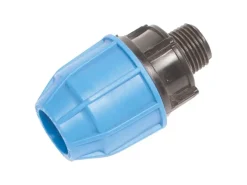 LUX-TOOLS Bewässerungssysteme|Verbindungsstück für PE-Rohre Ø 20 mm x 21 mm (R 1/2")