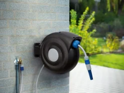 LUX-TOOLS Gartenschlauchwagen|Wand-Schlauchbox Classic 20 m