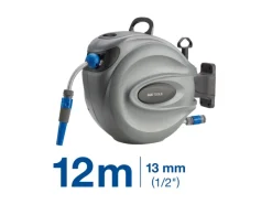 LUX-TOOLS Gartenschlauchwagen|Wandschlauchbox-Set 12 m mit Schlauch