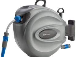 LUX-TOOLS Gartenschlauchwagen|Wandschlauchbox-Set 12 m mit Schlauch