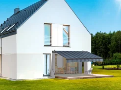 Markisenstoff 300 cm x 200 cm Blau gestreift* Hot