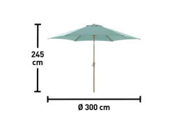Sonnenschirme|Marktschirm Camarillo Ø 300 cm mit Kurbelmechanik