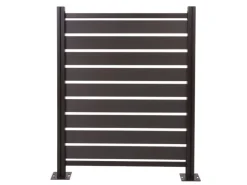 MCW Mülltonnenboxen|Alu Mülltonnen-Zaun K57 Anthrazit 130x110x6cm