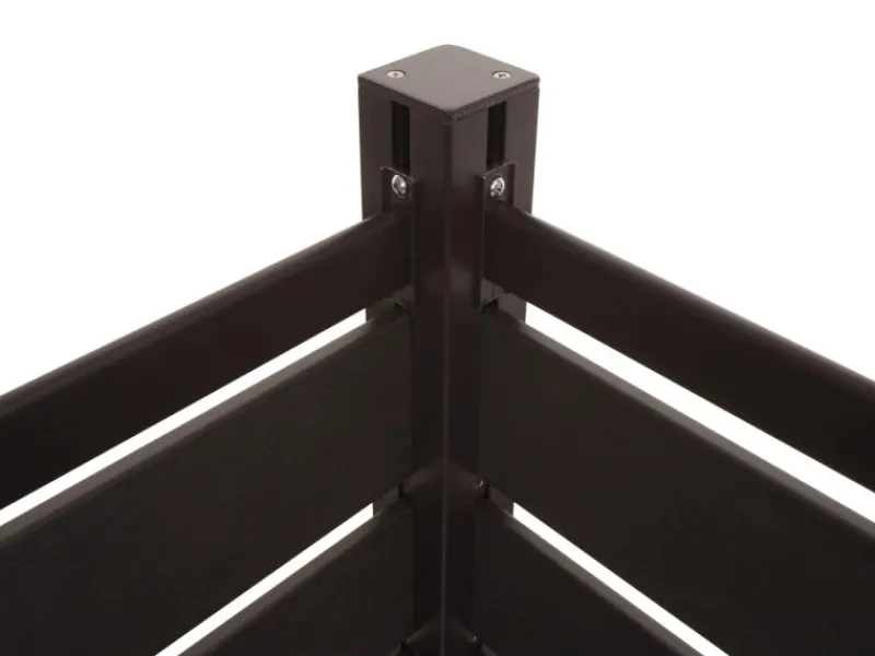 MCW Mülltonnenboxen|Alu Mülltonnen-Zaun K57 Anthrazit 130x206x110cm