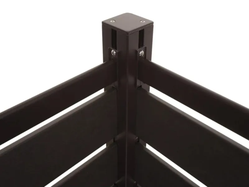 MCW Mülltonnenboxen|Alu Mülltonnen-Zaun K57 Anthrazit 130x300x110cm