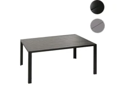 MCW Gartentische|Alu-Esstisch N40 Tisch Bistrotisch Gartentisch Balkontisch Wetterfest 140x80cm